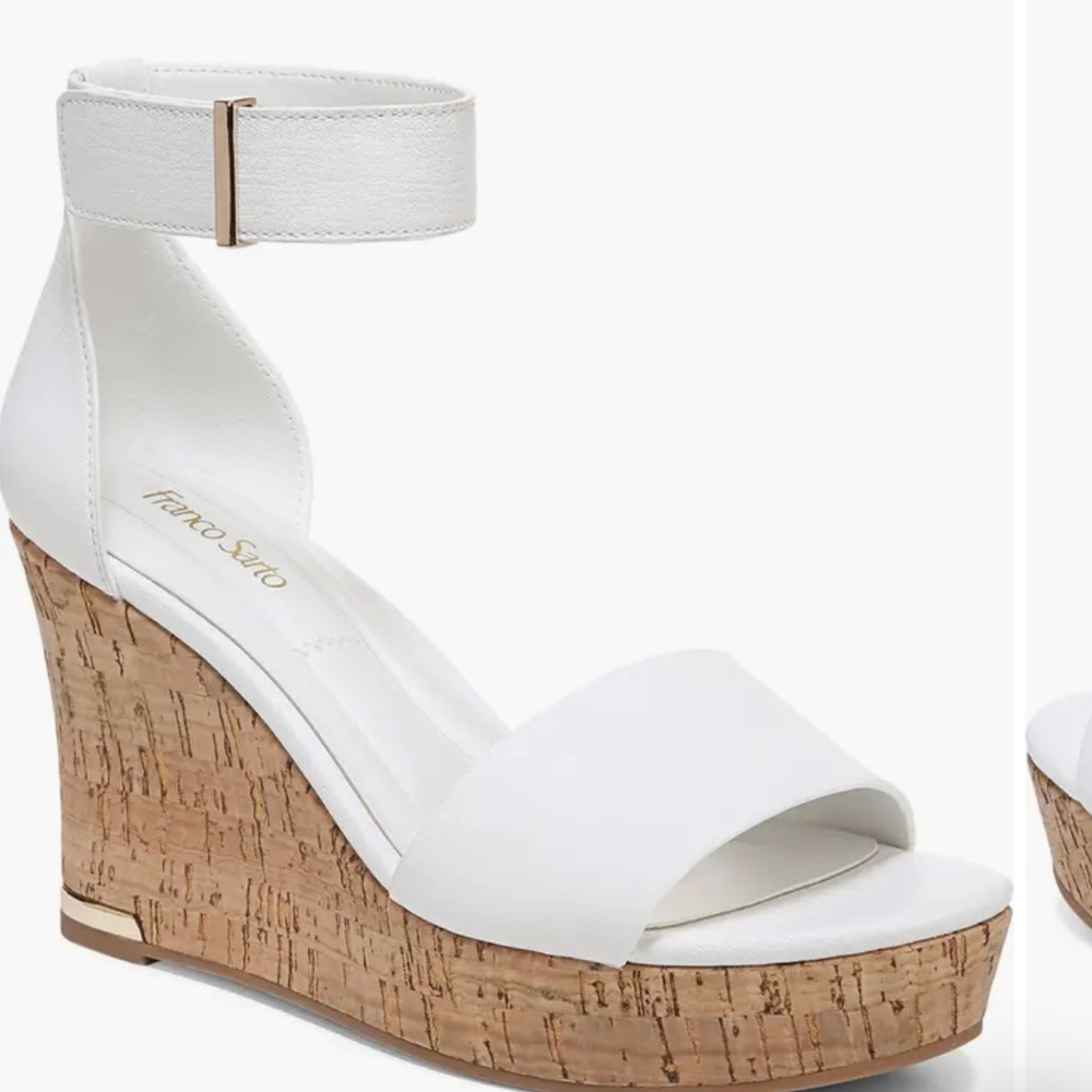 Clemens Ankle Strap Wedge Sandal (Women) Franco Sarto